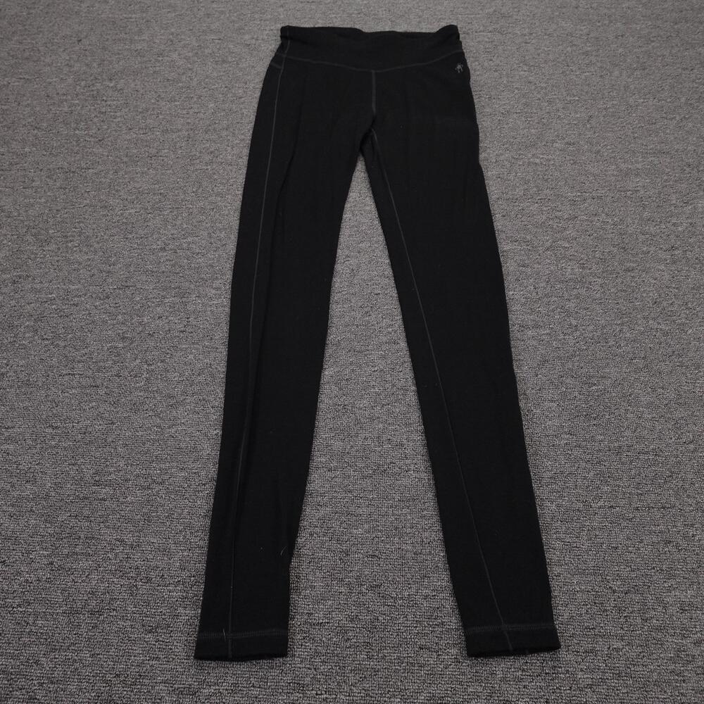 Smartwool Merino 250 Leggings Womens Small Black Wool Base Layer Thermal